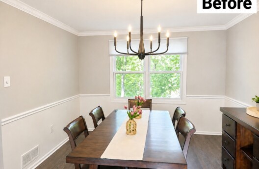 Modern White Kitchen Remodel in Collegeville, PA With Shaker Cabinets, Quartz Countertops, Large Island, and Built-In Window Bench Breakfast Nook